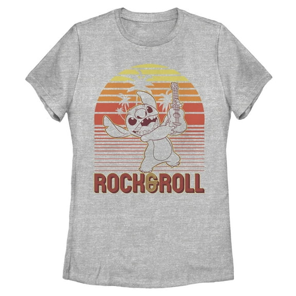 Womens Lilo & Stitch Rock & Roll Sunset T Shirt