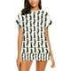 thumbnail image 1 of Conjunto de pijama corto para mujer con estampado de Scottish Terriers LKS309, 1 of 4
