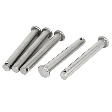 

Unique Bargains M8x60mm Flat Head 304 Stainless Steel Round Clevis Pins 5pcs