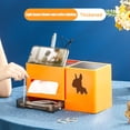 thumbnail image 4 of Escritorio De Caja De Pañuelos Multifunción Con Contenedor De Joyería De Control Remoto Para La Sala De Estar Del Hogar Advancent HA043904-02, 4 of 6