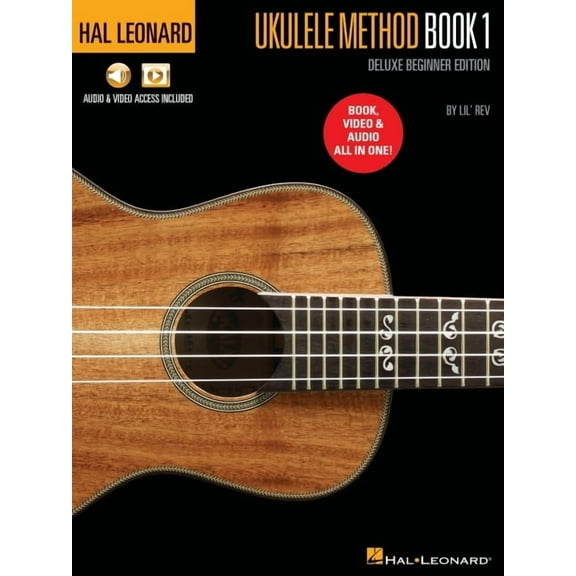Hal Leonard Ukulele Method Deluxe Beginner Edition: Includes Book, Video and Audio All in One!, (Paperback)