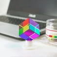 thumbnail image 3 of L40 Kbxlife Mixed Color Cube 47mm (1.9")cube For Home Or Office Toy Science Learning Cube Easter Prism Desktop Toy Home Ornament, 3 of 5