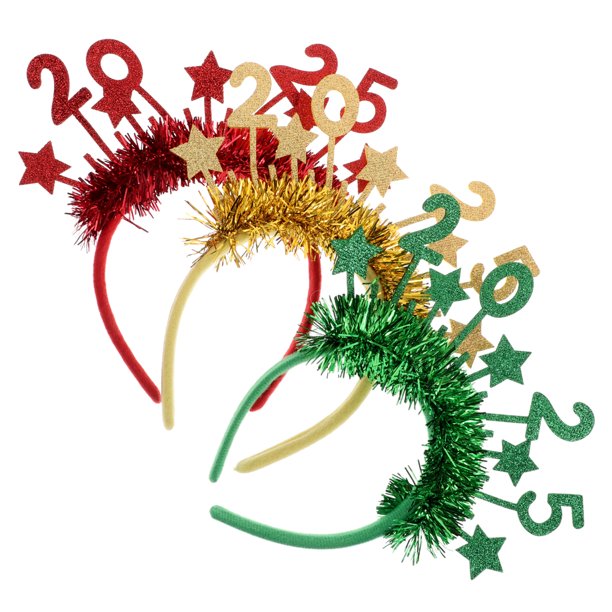 diademas brillantes de Año Nuevo para mujeres y niñas, ideales para decorar fiestas de Nochevieja Corona de lentejuelas brillantes para celebraciones festivas