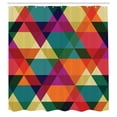 thumbnail image 2 of Ambesonne Geometric Shower Curtain, Abstract Pattern Vintage, 69"Wx70"L, Fuchsia, 2 of 4