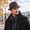 Coffee, variant on Ultrafun Fedora Hats for Men Women Classic Short Brim Felt Manhatta Fedora Hat with Feathers Band Gray