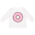 thumbnail image 3 of Inktastic Pink Donut with Sprinkles Boys or Girls Long Sleeve Toddler T-Shirt, 3 of 5