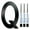 As Show-Q, variant on CxhicLuv 5-Inch Modern Floating House Number, A to Z Alphabet Acrylic Door Plate, Half Perforation Design for Easy Mounting, Weather Resistant for Home or Office Address Display
