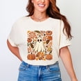 thumbnail image 6 of Ghost Floral Collage - Womens Garment Dyed Tee, 6 of 11
