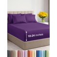 thumbnail image 1 of Juego de sábanas CGK Unlimited Extra Deep Queen Purple, 6 piezas, 1 of 8