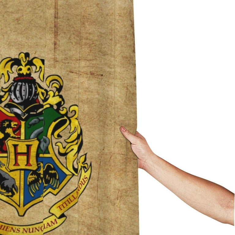 Harry Potter Symbol Shower Curtain Bathroom Decor Polyester Waterproof Bath Curtains with Hooks 60x72 Inches, Size: Iron