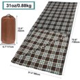 thumbnail image 4 of REDCAMP Fleece Sleeping Bag Liner Thicker for Adult Warm or Cold Weather,73in Long Full Sized Zipper Camping Blanket for Outdoor Indoor Used with Sack, 4 of 9