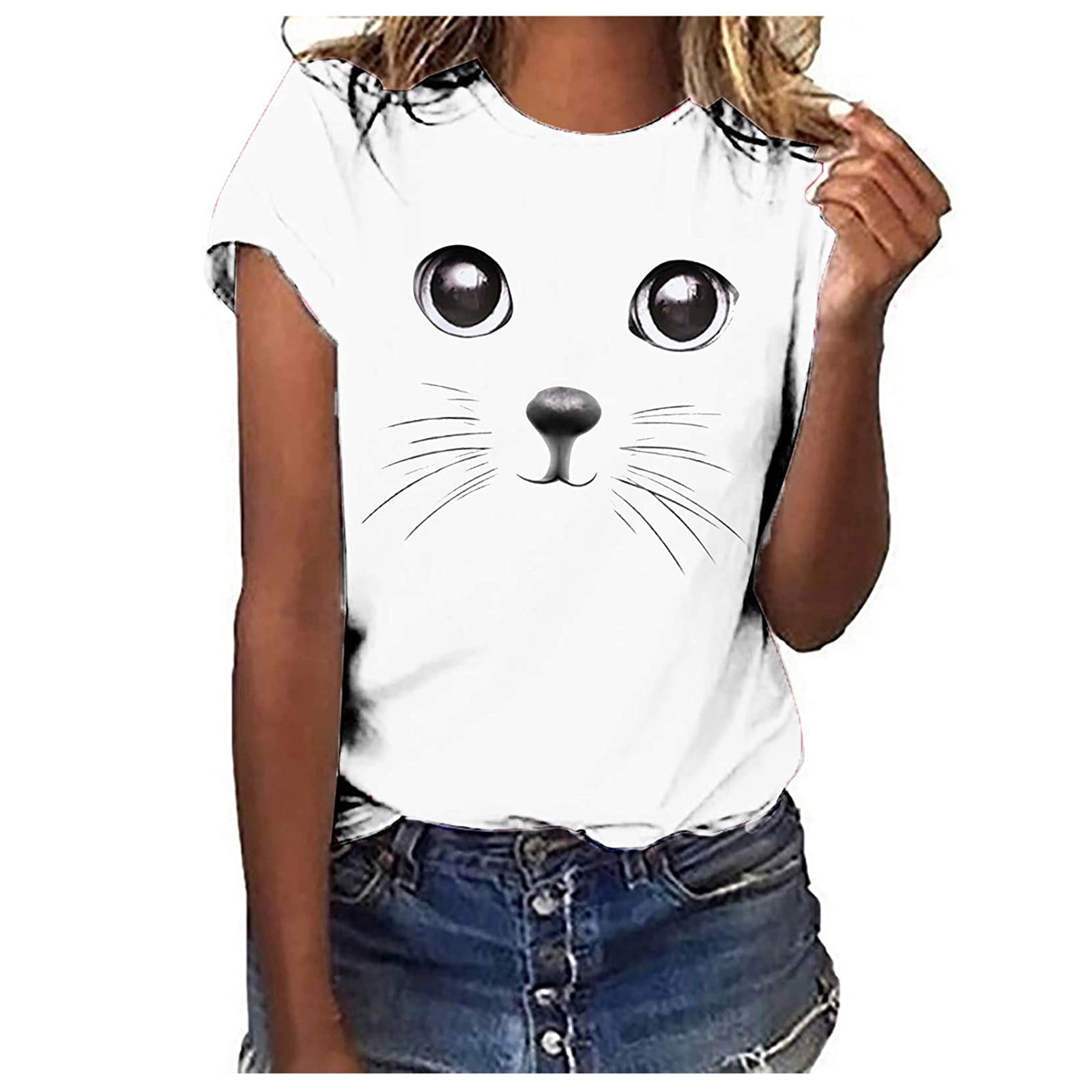 Shirts July 4th v Neck Womens Plus 