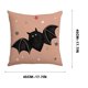thumbnail image 2 of Funda de almohada de Halloween Fiudx de lino con estampado de calabaza, 2 of 5