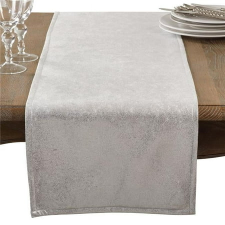 UPC 789323323927 product image for SARO 1793.S1572B 15 x 72 in. Rectangle Metallic Glam Table Runner Silver | upcitemdb.com