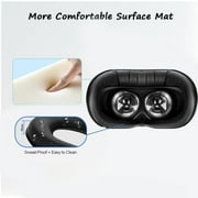 Interface & Face Cover Eye Pad for Oculus Quest 2, Compatible with Oculus Quest 2 Original Spacer, Sweat-Proof, Lightproof, Non-Slip, Washable