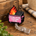Fun Technology Badges Funny It's Fine I'm Everything Is Badge Reel Gifts For - Walmart.com