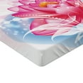 thumbnail image 2 of Ambesonne Flower Fitted Sheet, Mandala Yoga Lotus, Twin XL Size, Pink, 2 of 3
