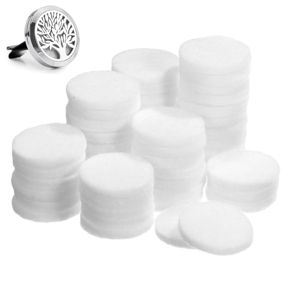 FELTECHELECTR 50 almohadillas de algodón para difusor de aroma, para coche, para aromaterapia, de repuesto