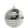 thumbnail image 1 of Bola de discoteca brillante, decoración de discoteca retro con material duradero y pequeños cuadrados de espejo para una decoración de fiesta vibrante, efectos de luz coloridos que transforman, 1 of 5