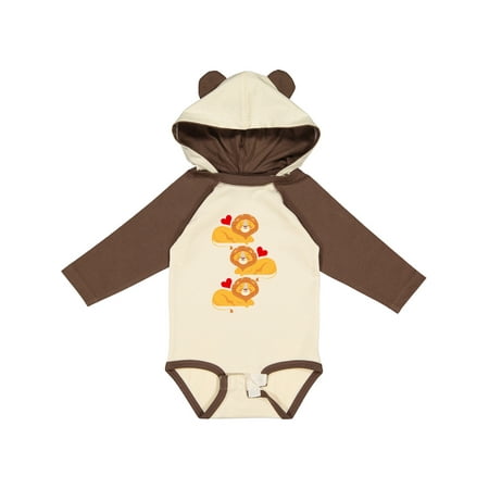 

Inktastic Lion Jungle Animals Boys or Girls Long Sleeve Baby Bodysuit