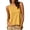 Yellow, variant on Womens Sleeveless Shirts Open Back Crisscross Round Neck Loose Fit Tops High Low Hem Split Front Blouse for Casual Work Party