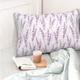 thumbnail image 4 of Yiaed Lavender Flowers Print Brushed Microfiber Envelope Pillowcases, Standard,Envelope Closure Pillow Cases(No pillow core)-14"x20", 4 of 6