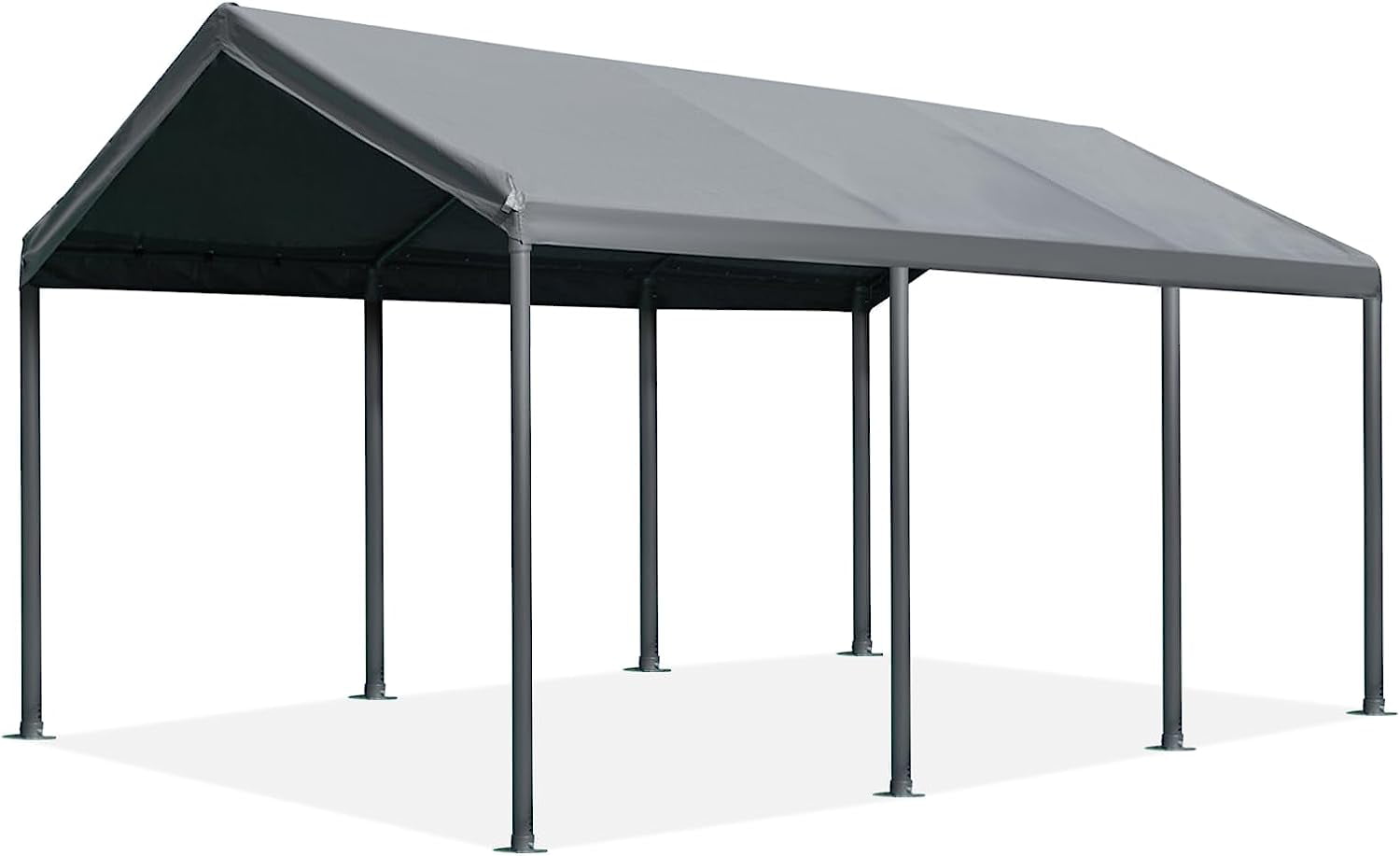  Litesort Metal Carport Canopy Portable Carports 20×20 feet  Heavy Duty Garage Steel Car Shelter Double Carports Kit Made by Steel Frame  and PVDF Roofing : Patio, Lawn & Garden