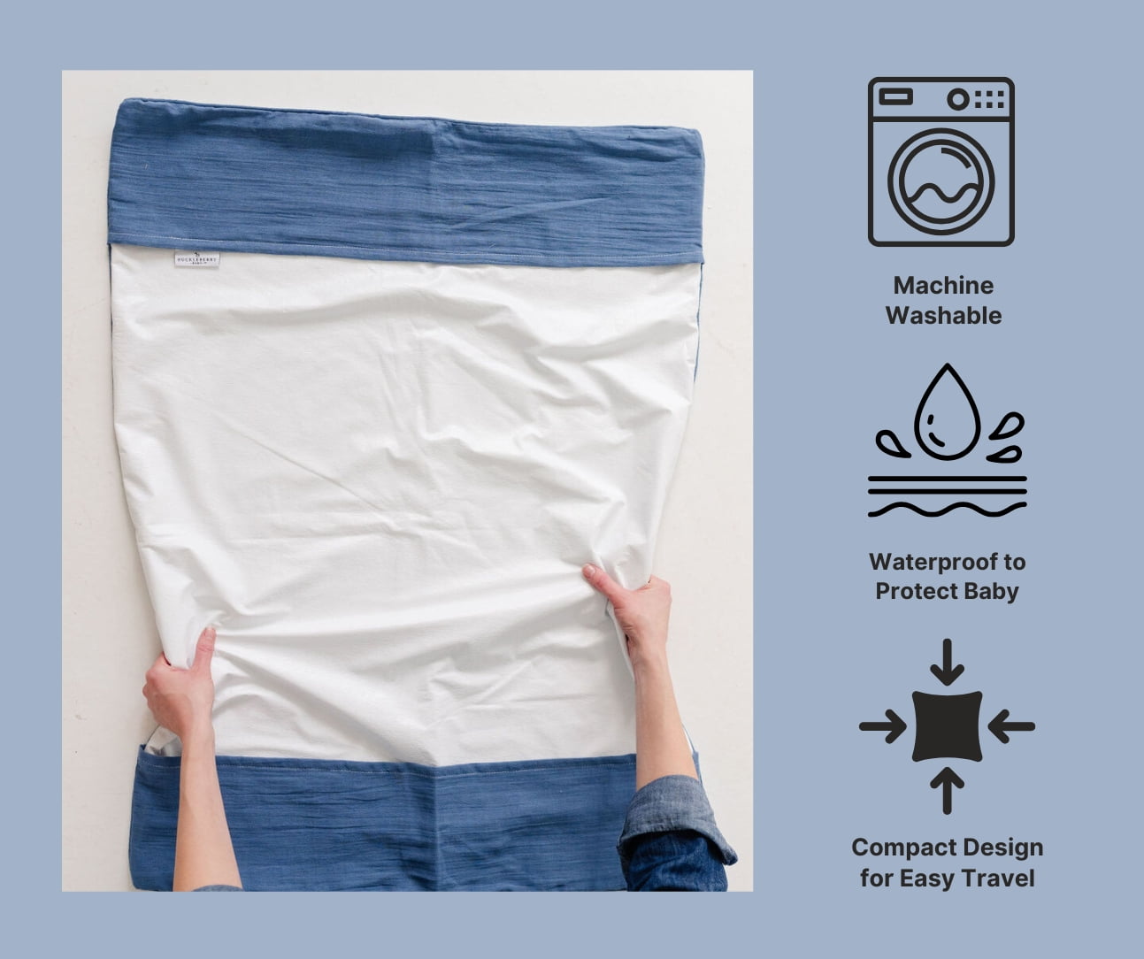 TravelNest 4-in-1 Waterproof Portable Crib Sheet