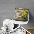 thumbnail image 4 of Set Of 2 You Are My Sunflower Pillow Covers 20x20 Inch Linen Decorative Square Throw Pillow Covers for Living Room Sofa Couch Decoration, 4 of 6