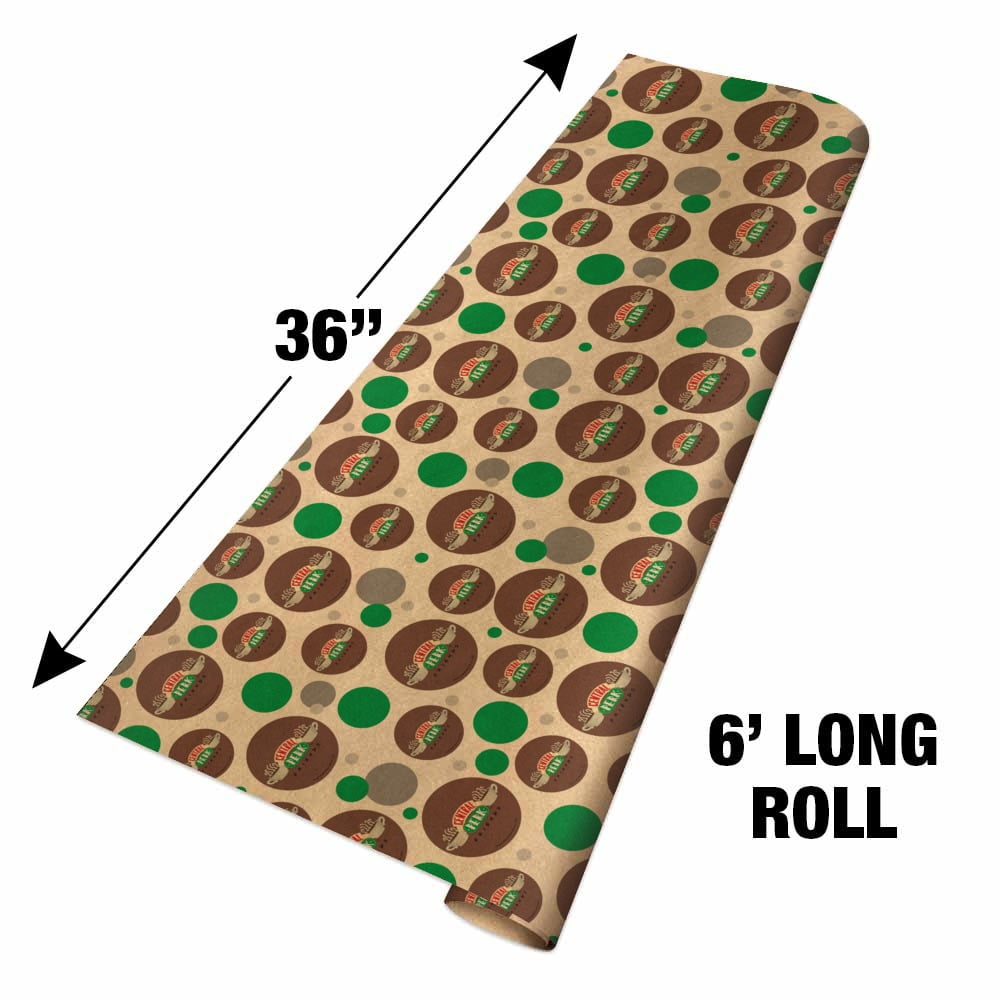 Friends Central Perk Logo Premium Kraft Gift Wrap Wrapping Paper Roll
