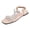 Khaki, variant on YgkuHd Women's Casual Bohemian Flat Sandals Toe-Post Style Sparkling Rhinestone Details Transparent PVC Upper Khaki,8.5