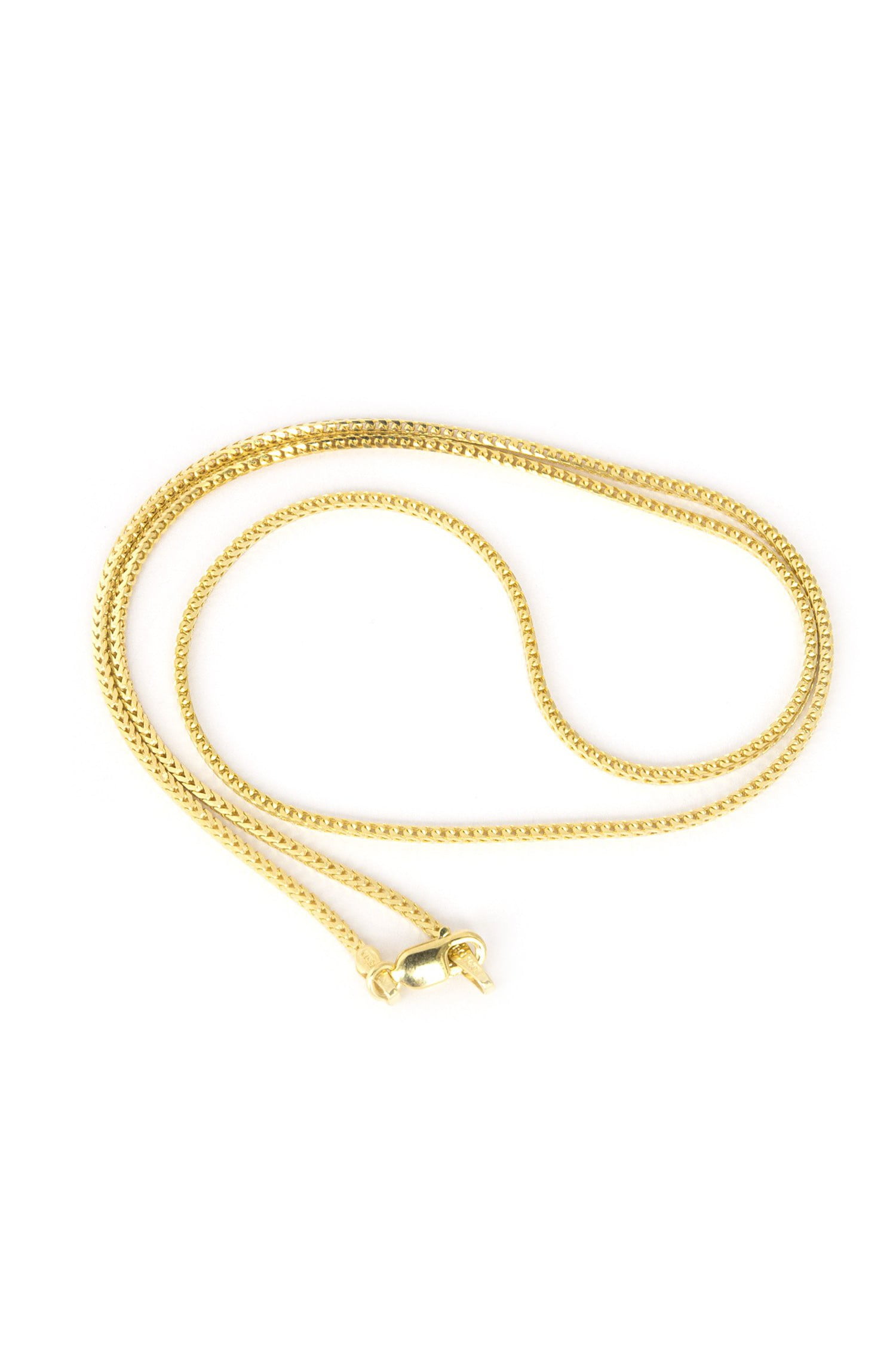 20 inch 18 inch 14K White Gold 1.2 Franco Chain in 16 inch 24 inch