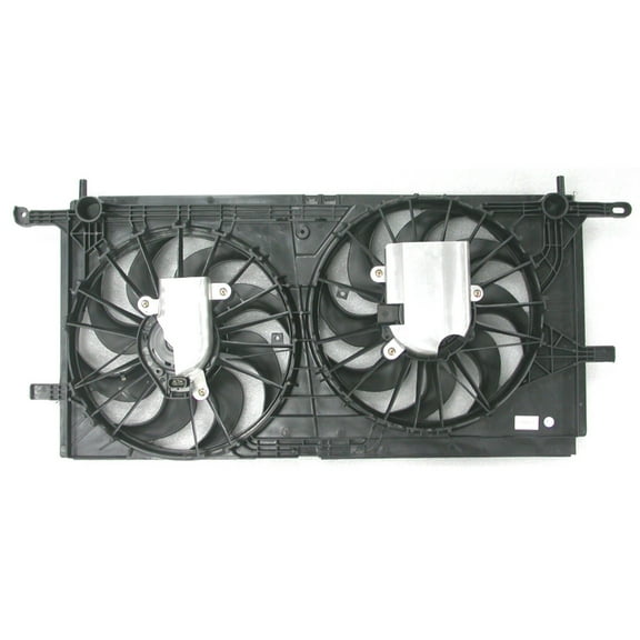 Agility Auto Parts 6016137 Dual Radiator and Condenser Fan Assembly for GM Specific Models