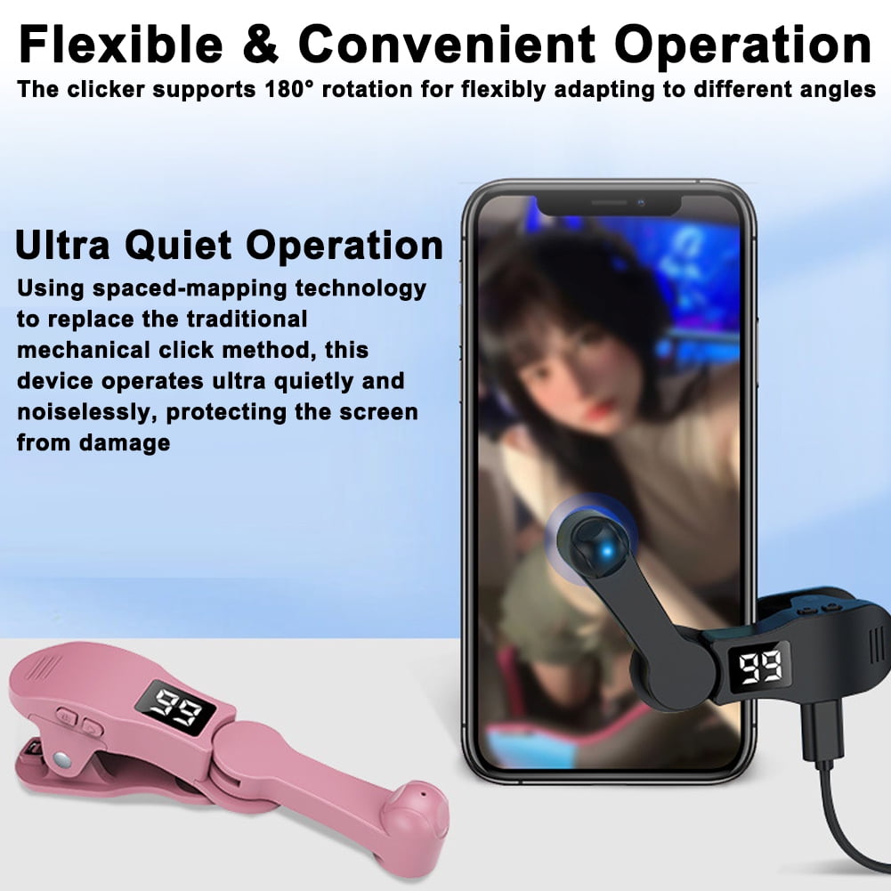 Cliqueur Automatique D'Écran Tactile - Vitesse Réglable | Idéal Jeux Mobiles, Farming, Récompenses Auto & Tâches Répétitives