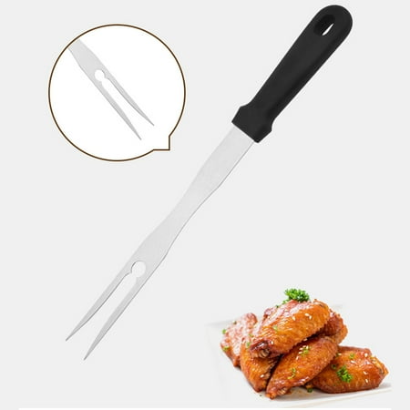 

Outdoor Barbecue Tools Clearance Barbecue Splitting Forks With Wooden Stainless Steel Barbecue Forks Widely Applicable Efficient Meat Splitting Design to Improve Barbecue Efficiency