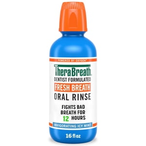 TheraBreath Fresh Breath Alcohol-Free Mouthwash, 16 fl oz