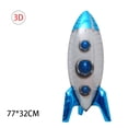 thumbnail image 5 of Globos de cohete 3D XUQIANG de aluminio astronauta para fiestas de cumpleaños, 5 of 5