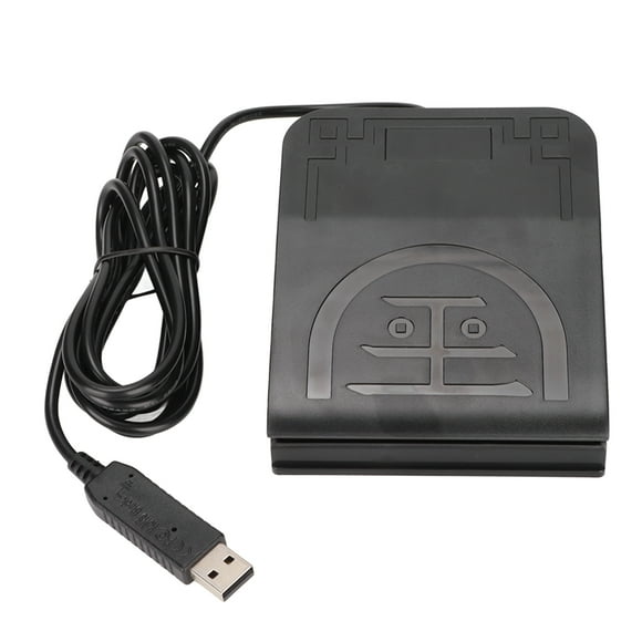 USB Foot Pedal, Single Foot Switch Pedal Hands Free Footswitch One Key Program Computer Keyboard For Instrument Transcription Zooming