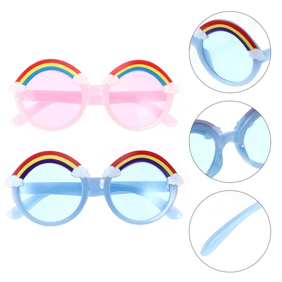DRAFIDEEP Children Sunglasses Favors 2 Pairs 5.03X5.03X2.12in