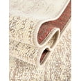 thumbnail image 6 of Unique Loom Outdoor Modern Collection Area Rug - Vertex (4' 1" Round Beige Brown/Light Brown), 6 of 9