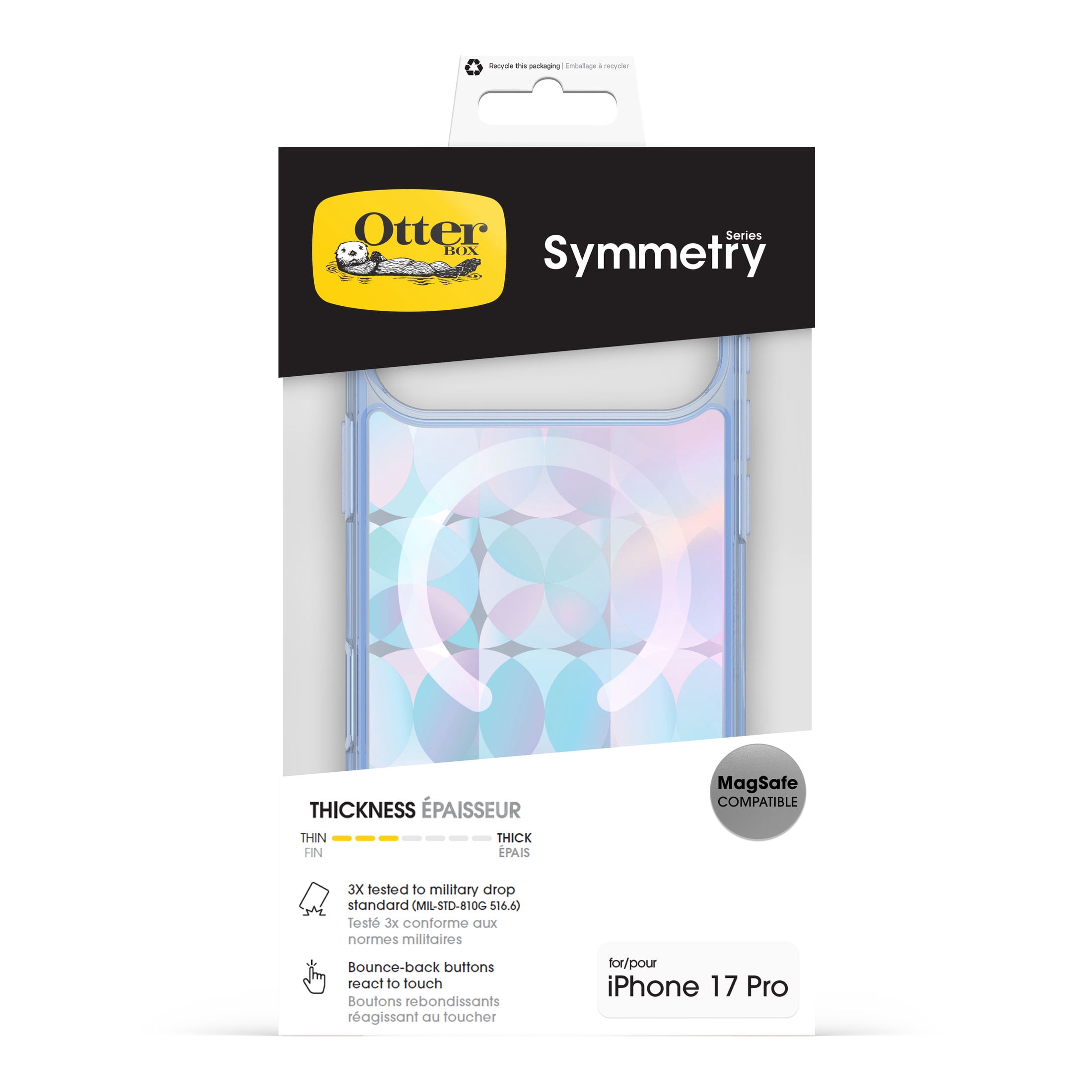 OtterBox Symmetry Series Case with MagSafe for iPhone 17 Pro - Blue