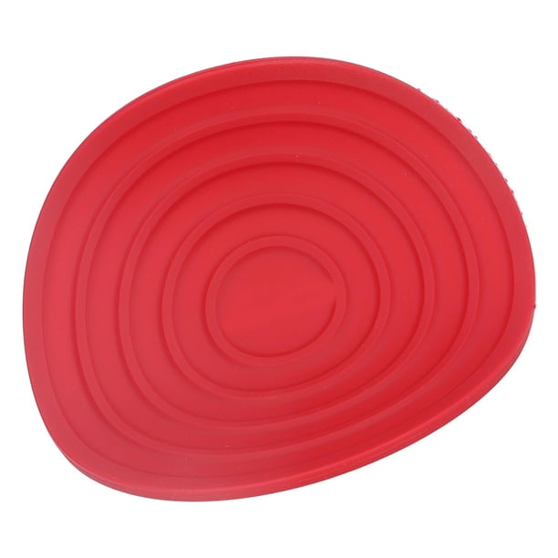 Round red coasters discount