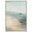 Silver Frame, variant on Lone Sail I Canvas Print Classic Coastal Art by Art Remedy, Black Frame, 10 x 15