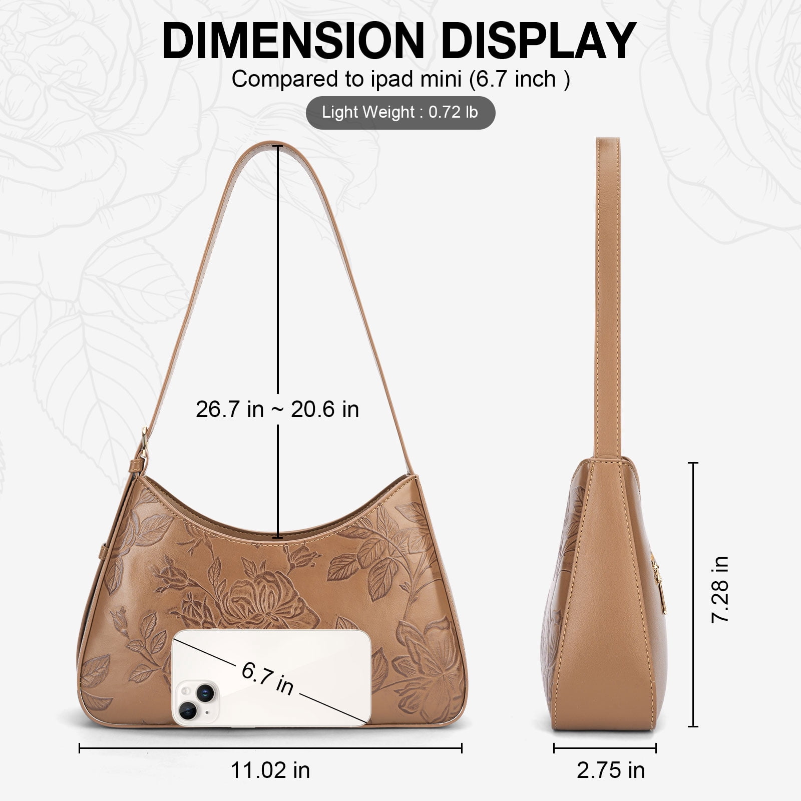 APHISON Fashion Backpack Single Shoulder Bag For Women, Ladies Crossbody Bag Handbag With Retractable Shoulder Strap, Suitable For Travel
