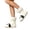 White, variant on Ladies Womens Wellies Mid Calf Rain Boots Lightweight Waterproof Outdoor Walking Footwear Matte Finish Easy Clean Textured Sole Everyday Casual Shoes Black 2-2.5