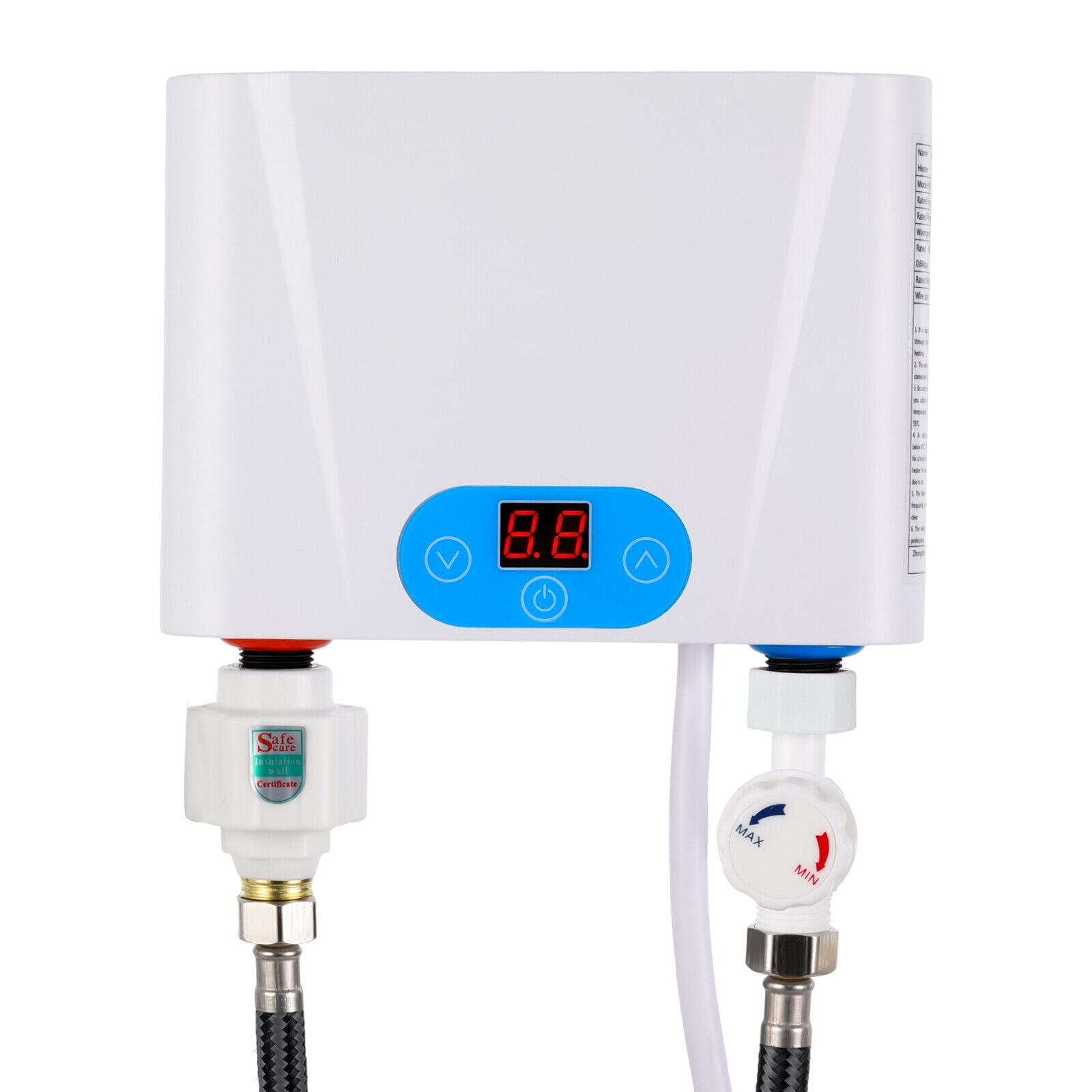 PEAKORA220V Electric Tankless Instant Hot Water Heater Under Sink Tankless Water Heater