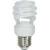 GE Lighting 85382 Energy Smart Spiral CFL 10-Watt (40-watt replacement) 580-Lumen T2 Spiral Light Bulb with Medium Base, 1-Pack