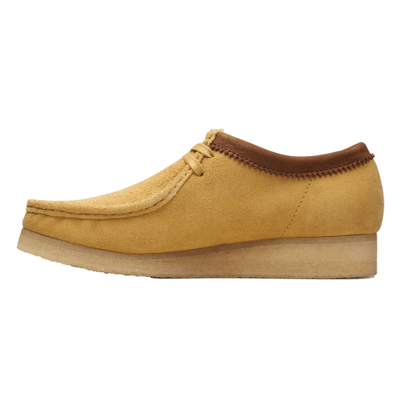 CLARKS MENS Wallabee "Yellow Combination Suede" 26170536 26170536 from Stadium Goods