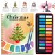 thumbnail image 1 of Libro de trabajo de acuarela - Kit de pintura con 24 colores, 1 of 7