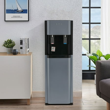 Bottom Loading Water Dispenser, Water Dispenser With Heating And Cooling Functions for or Home, Office, Living Room, Bottom Loading Water Dispenser